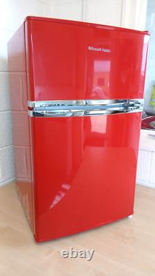 Russell Hobbs Under Counter Fridge Freezer 90L RHUCFF50 Red. Reversable Door
