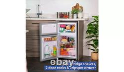 Russell Hobbs Undercounter Fridge Freezer Stainless Steel 85L1 Month OldWOW