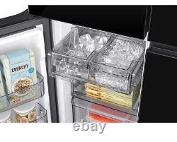 SAMSUNG Bespoke with See-Thru Door RF65DB970E22EU Smart Fridge Freezer Black