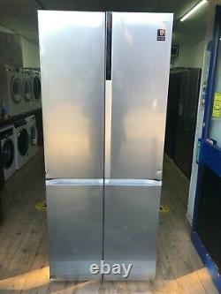 SAMSUNG RF50K5960S8 80cm American Style Fridge Freezer Freestanding Silver 4Door