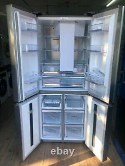 SAMSUNG RF50K5960S8 80cm American Style Fridge Freezer Freestanding Silver 4Door