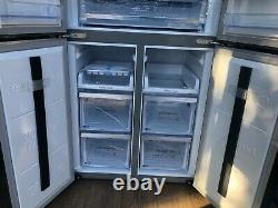 SAMSUNG RF50K5960S8 80cm American Style Fridge Freezer Freestanding Silver 4Door