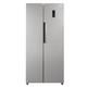 Sia Saff460si Freestanding 2 Door American Style Fridge Freezer 446l In Silver