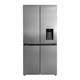 Sia Sxd505ixe 4 Door American Style Fridge Freezer In Silver, 490l