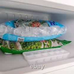 SIA UFF01BL/E 88L Black Freestanding Under Counter 2 Door Fridge Freezer