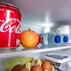 SIA UFF01BL/E 88L Black Freestanding Under Counter 2 Door Fridge Freezer