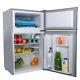 Sia Uff01ss/e 88l Silver/grey Freestanding Under Counter 2 Door Fridge Freezer