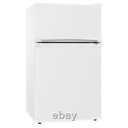 SIA UFF01WH/E 88L White Freestanding Under Counter 2 Door Fridge Freezer