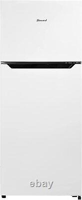 SMAD Free Standing Fridge Top Freezer Refrigerator White Two Door 126L Quiet