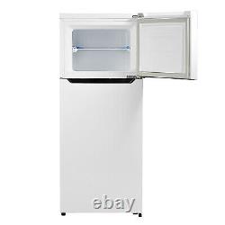 SMAD Top Freezer Fridge Frost Free White Fast freeze 2 Door Free Standing