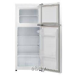 SMAD Top Freezer Fridge Frost Free White Fast freeze 2 Door Free Standing