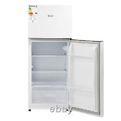 SMAD Top Freezer Fridge Frost Free White Fast freeze 2 Door Free Standing