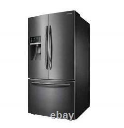 Samsung 665L French Door Fridge Refrigerator Black Stainless SRF665CDBLS