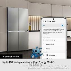 Samsung Bespoke 645 Litre Four Door American Fridge Freezer Bla RF65DB970E22EU