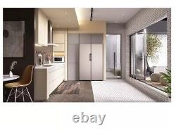 Samsung Bespoke RR39C76K339EU Tall One Door Fridge with SmartThings Satin Beig