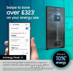 Samsung RF65DB970E22 Bespoke See-Thru Door American Fridge Freezer 64671