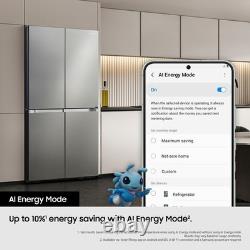 Samsung RF65DG9H0ESREU Family Hub AI 4 Door Smart Fridge Freezer Silver
