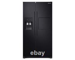 Samsung RS50N3913BC Black American Style Fridge Freezer with HomeBar Door
