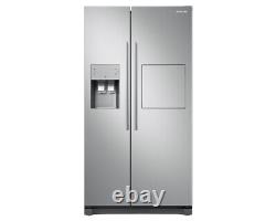 Samsung RS50N3913SA Silver American Style Fridge Freezer with HomeBar Door
