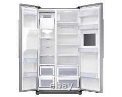 Samsung RS50N3913SA Silver American Style Fridge Freezer with HomeBar Door