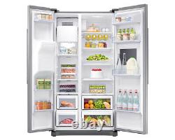 Samsung RS50N3913SA Silver American Style Fridge Freezer with HomeBar Door