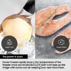 Samsung RS57DG400EM9EU Series 6 91cm American Fridge Freezer Gentle Silver Matt