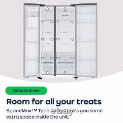Samsung RS57DG400EM9EU Series 6 91cm American Fridge Freezer Gentle Silver Matt