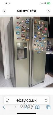 Samsung Silver Large American Double Door Fridge Freezer Side by Side