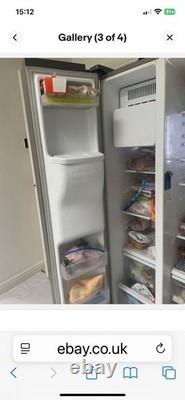 Samsung Silver Large American Double Door Fridge Freezer Side by Side