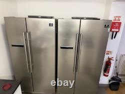 Samsung Silver Large American Double Door Fridge Freezer Side by Side