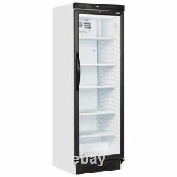 Sc381 Single Glass Door Upright Drink Display Cooler Fridge Bottle Can Chiller