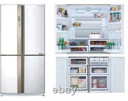 Sharp Sj-EX820F White French Door Fridge Freezer A++ 6 months old