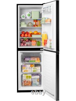 Sia SFF15050BLE Black Freestanding 50/50 Fridge Freezer