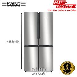 Siemens American Fridge Freezer KF96NVPEAG French Door IQ300 Brushed Steel Inox