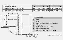 Siemens Freestanding, Frost Free Fridge Freezer 203 cm, KG39NH90GB/05