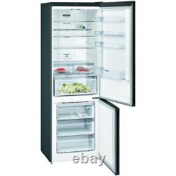 Siemens KG49NXXDF Freestanding Fridge Freezer Frost Free Black Steel Doors