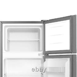 Silver Freestanding Fridge Freezer, 124L Capacity Fridgemaster MTM48120ES