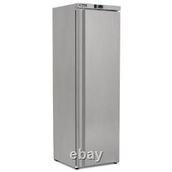 Single Solid Door Stainless Steel Food Freezer Home Pub Bar Blizzard Ls40