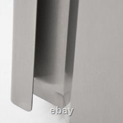 Single Solid Door Stainless Steel Food Freezer Home Pub Bar Blizzard Ls40