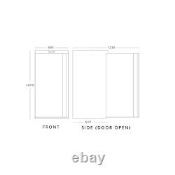 Single Solid Door Stainless Steel Food Freezer Home Pub Bar Blizzard Ls40