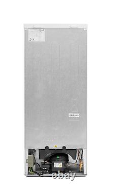 Smad 126 Liters 2 Door Fridge Freezer Stainless Steel Freestanding Home White