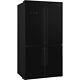 Smeg American Fridge Freezer Fq60nde 92cm Black Four Door (jub-10419)