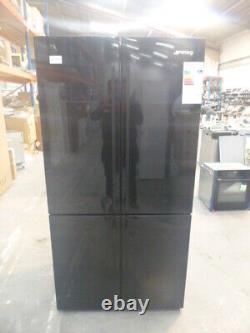 Smeg American Fridge Freezer FQ60NDE 92cm Black Four Door (JUB-10419)