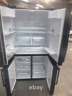 Smeg American Fridge Freezer FQ60NDE 92cm Black Four Door (JUB-10419)