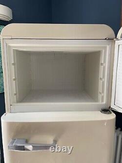 Smeg FAB30P3 Used Cream Fridge Freezer plus spare new fridge door