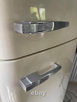 Smeg FAB30P3 Used Cream Fridge Freezer plus spare new fridge door