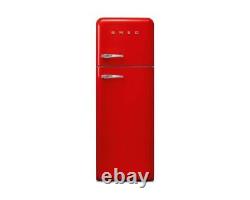 Smeg FAB30RRD5UK 50s Style Right Hand Hinge Freestanding Fridge Freezer In Red