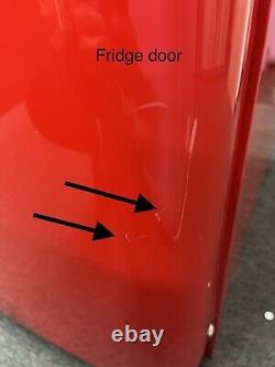 Smeg FAB30RRD5UK 50s Style Right Hand Hinge Freestanding Fridge Freezer In Red