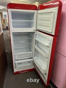 Smeg FAB30RRD5UK 50s Style Right Hand Hinge Freestanding Fridge Freezer In Red