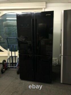 Smeg FQ60N2PE1 4-Door American-Style Freestanding Fridge Freezer In Black
